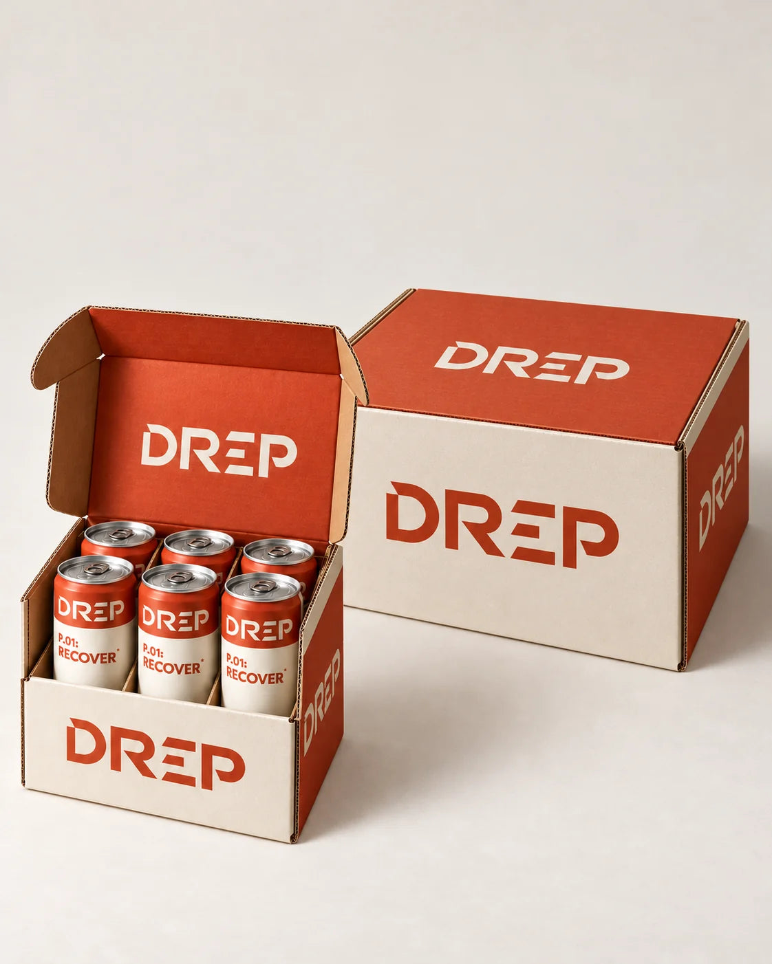 Verpackungskonzepte: offenes 6er-Bundle und geschlossenes 12er-Bundle